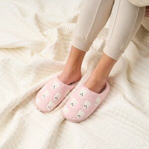 New! Fuzzy Ghost Slippers